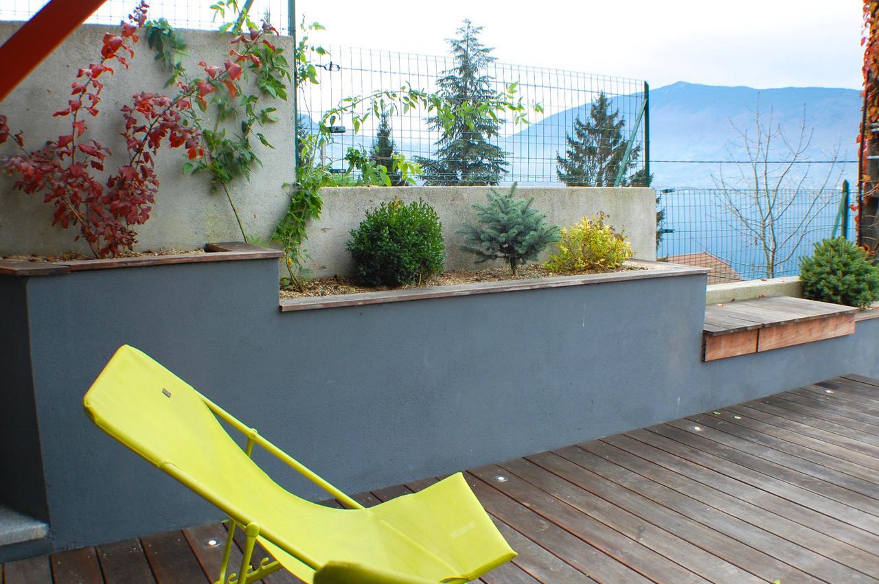 Le Cottage De Veyrier, Tres Jolie Vue Lac - Lla Selections By Location Lac Annecy Exterior foto